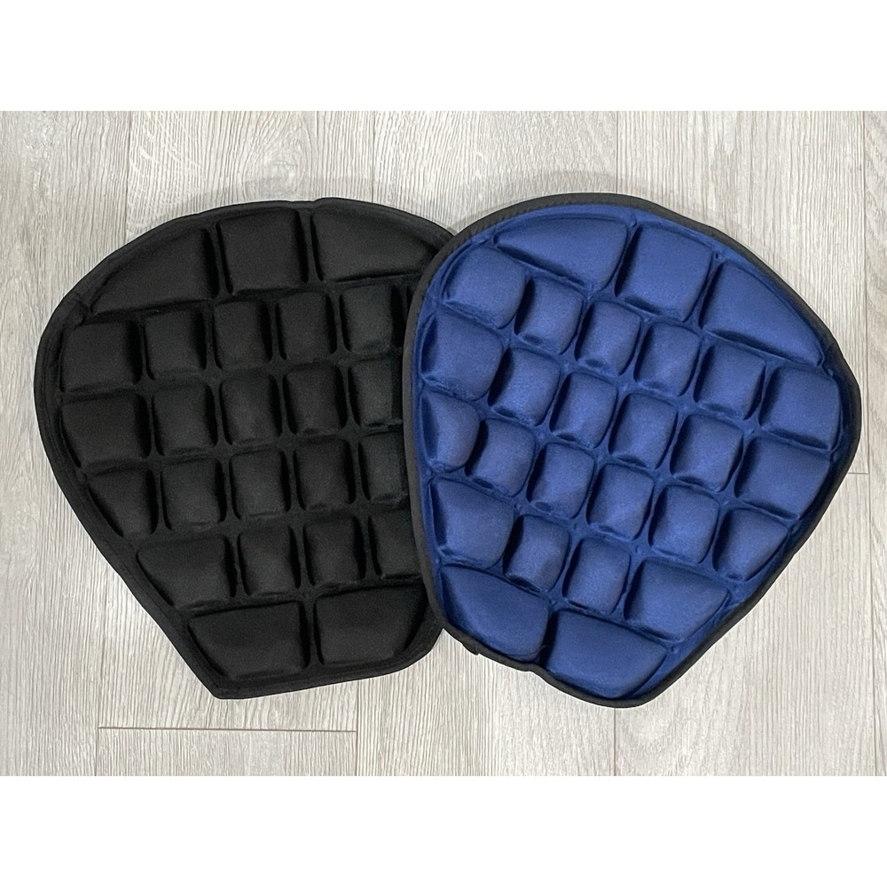 NWOT Set of Blue & Black Ergonomic Motorcycle or Bicycle Seat Cushion Pad